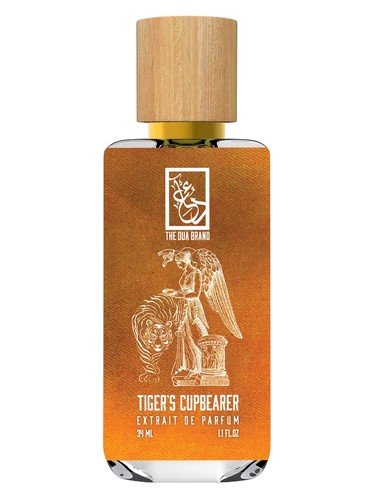 The Dua Brand Tiger's Cupbearer fragrance bottle