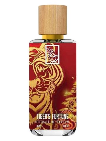 The Dua Brand Tiger’s Fortune fragrance bottle