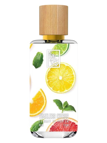 The Dua Brand Timeless Citrus fragrance bottle