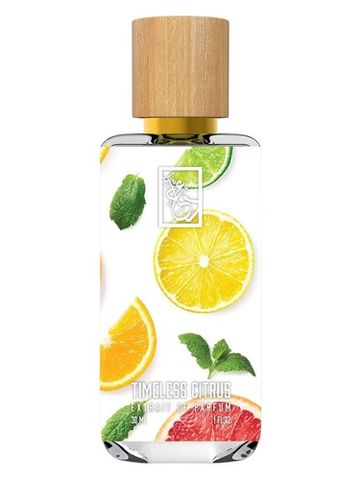 The Dua Brand Timeless Citrus fragrance bottle