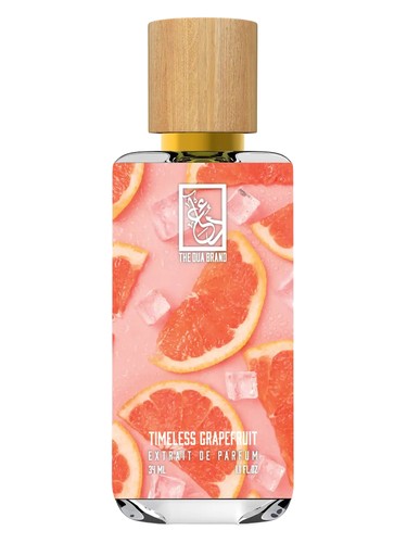 The Dua Brand Timeless Grapefruit fragrance bottle
