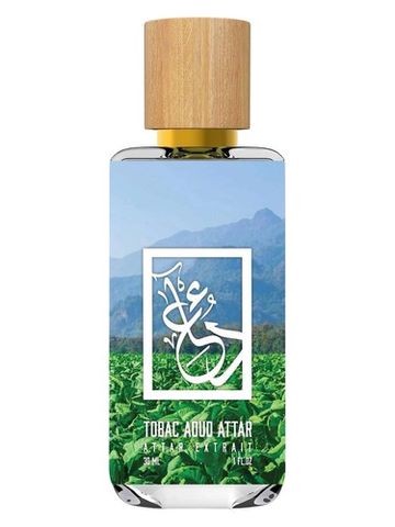 The Dua Brand Tobac Aoud Attar fragrance bottle
