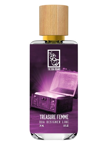 The Dua Brand Treasure Femme fragrance bottle