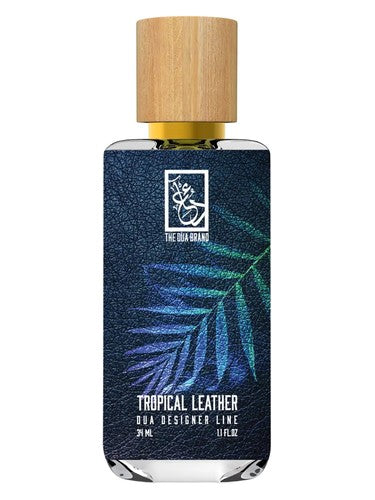 The Dua Brand Tropical Leather fragrance bottle