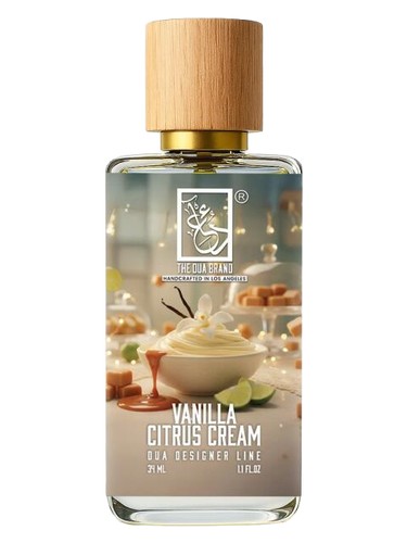 The Dua Brand Vanilla Citrus Cream fragrance bottle