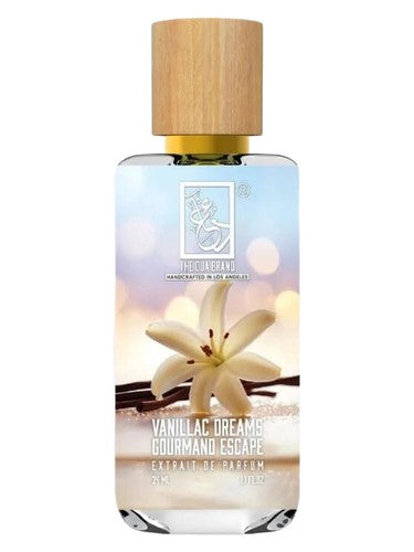The Dua Brand Vanillac Dreams Gourmand Escape fragrance bottle