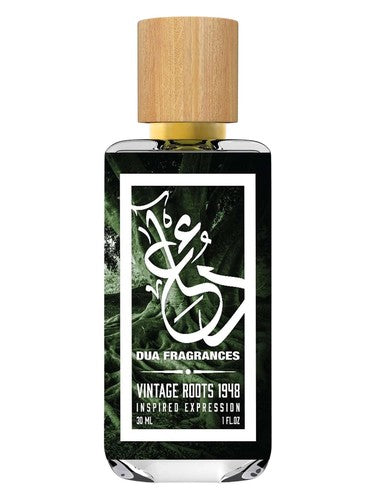 The Dua Brand Vintage Roots 1948 fragrance bottle