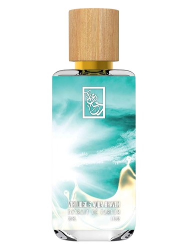 The Dua Brand Virtuoso's Aqua Heaven fragrance bottle