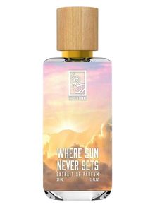 The Dua Brand Where Sun Never Sets fragrance bottle