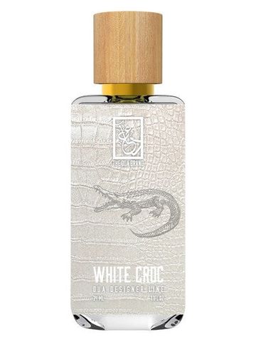 The Dua Brand White Croc fragrance bottle