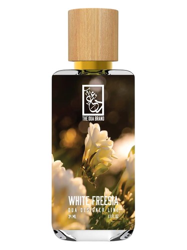 The Dua Brand White Freesia fragrance bottle