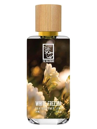 The Dua Brand White Freesia fragrance bottle
