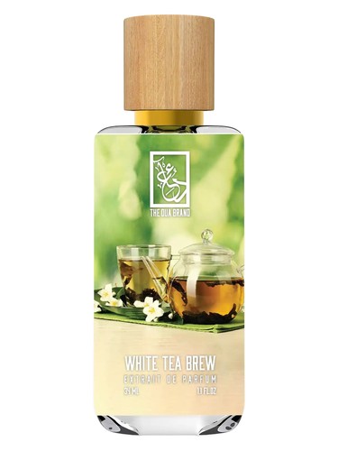 The Dua Brand White Tea Brew fragrance bottle
