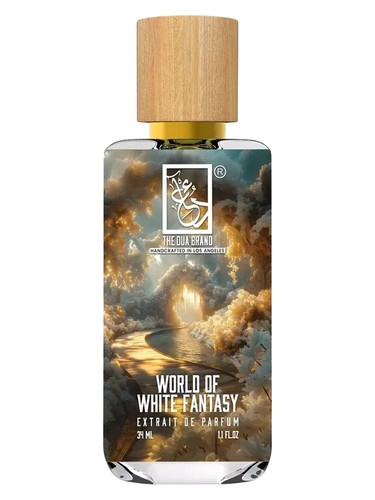 The Dua Brand World of White Fantasy fragrance bottle