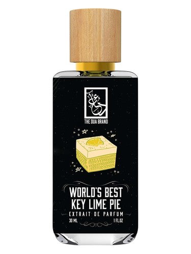 The Dua Brand World’s Best Key Lime Pie fragrance bottle