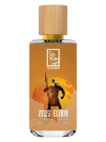 The Dua Brand Zeus' Elixir fragrance bottle