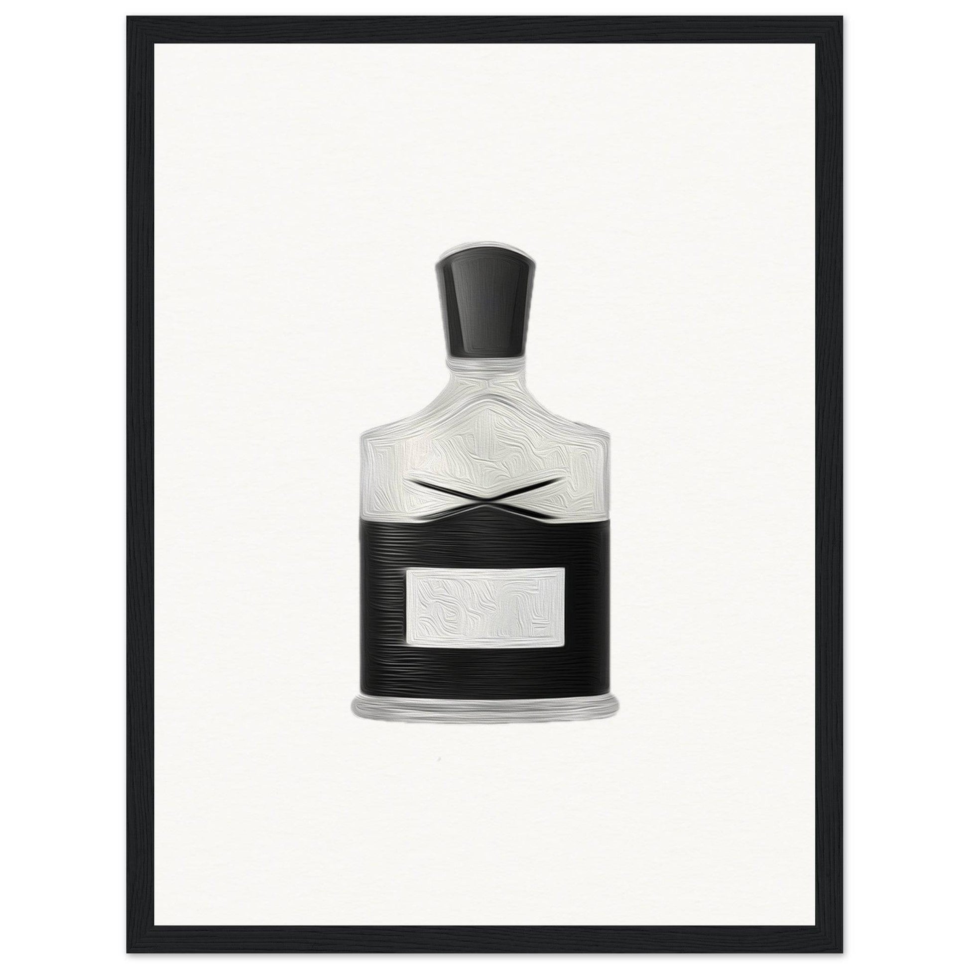 The King Oil Painting Paper Wooden Framed Poster - Chaos Fragrances