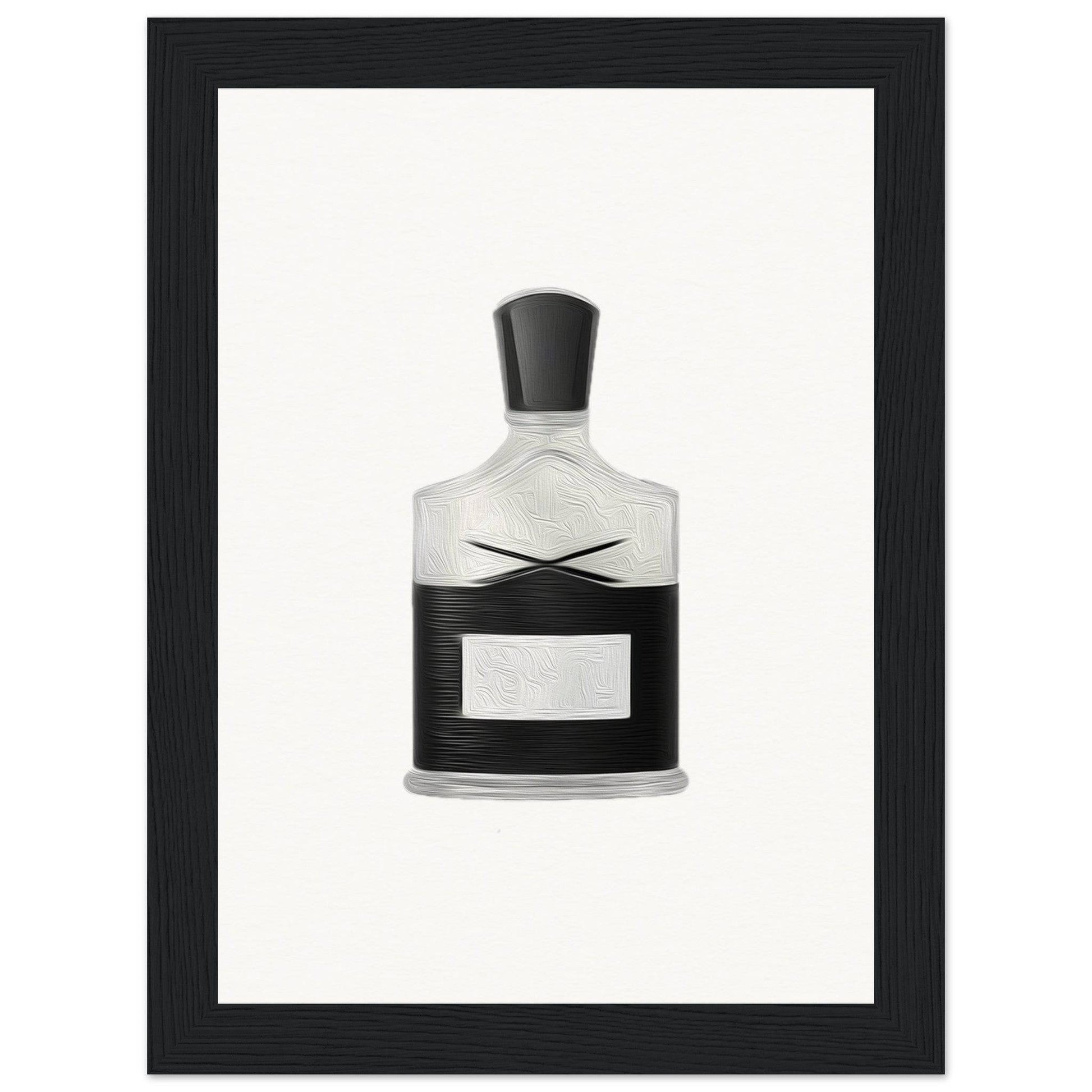 The King Oil Painting Paper Wooden Framed Poster - Chaos Fragrances