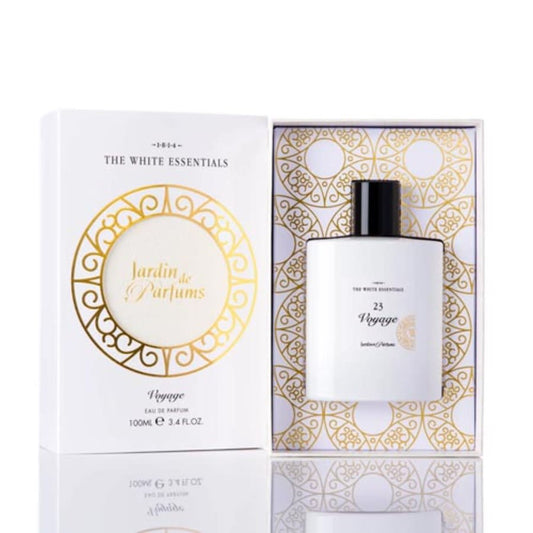 The White Essentials Voyage EDP fragrance bottle