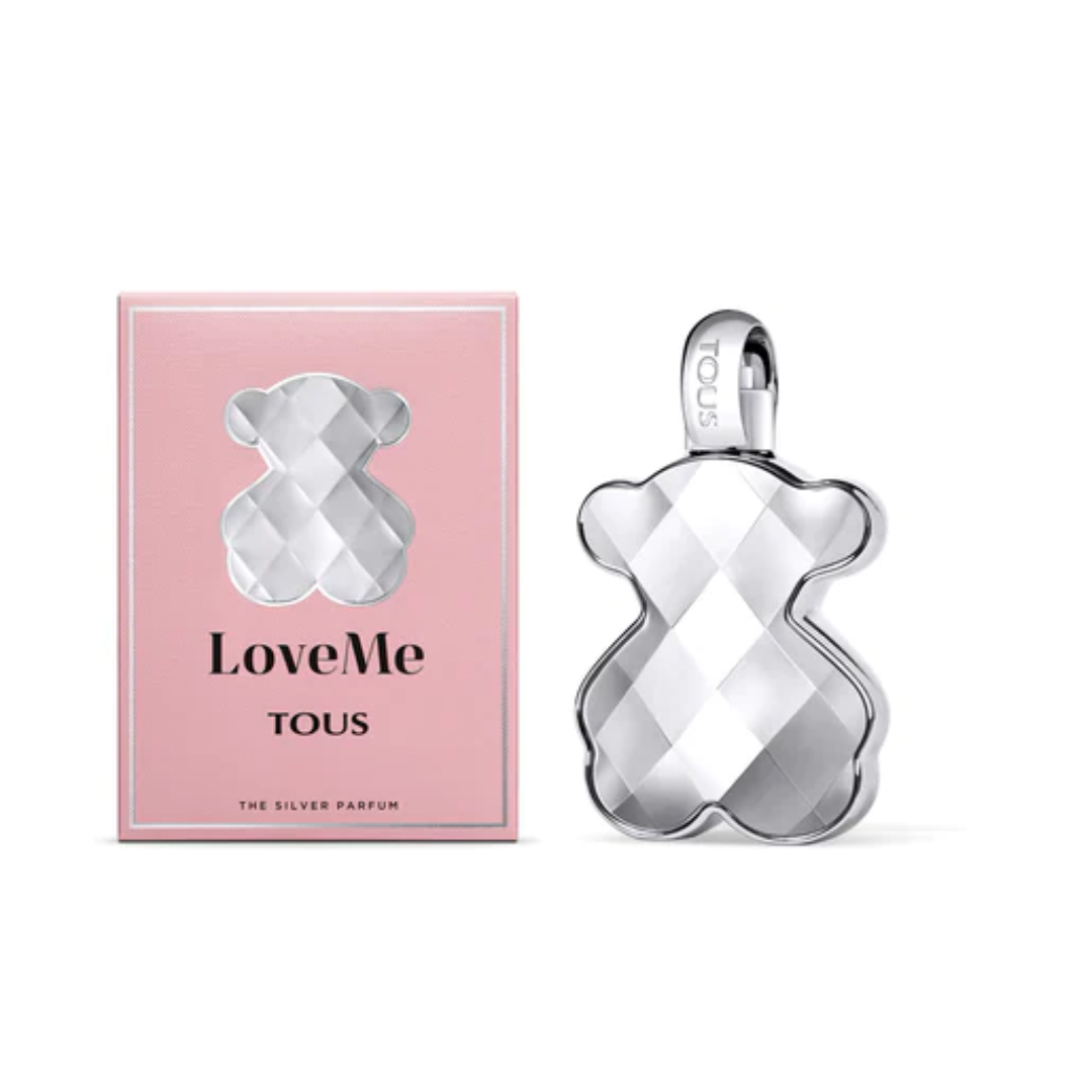 Tous Loveme The Silver PARFUM fragrance bottle