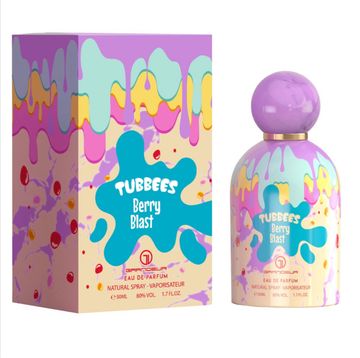 Tubbees Berry Blast EDP fragrance bottle