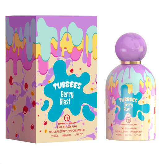 Tubbees Berry Blast EDP fragrance bottle