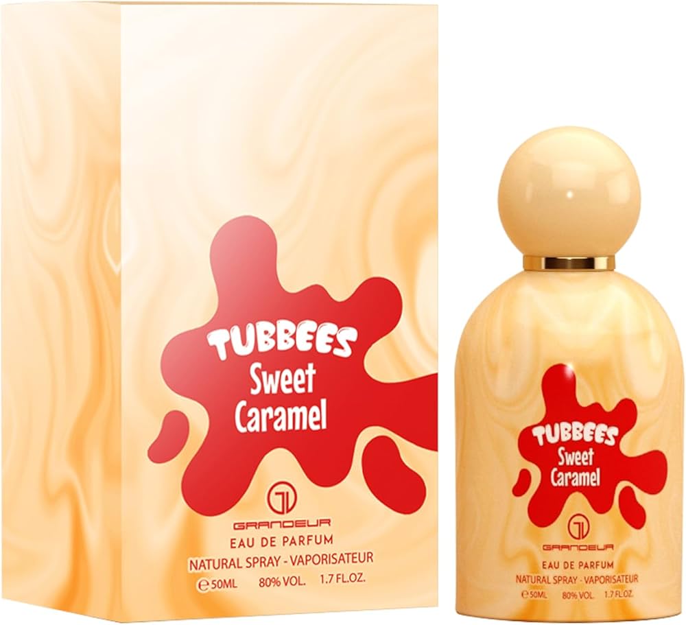 Tubbees Sweet Caramel EDP fragrance bottle