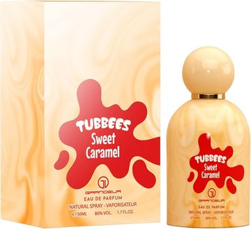 Tubbees Sweet Caramel EDP fragrance bottle
