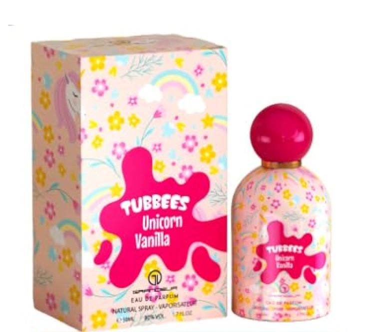 Tubbees Unicorn Vailla EDP fragrance bottle