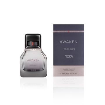 Tumi Awaken EDP fragrance bottle
