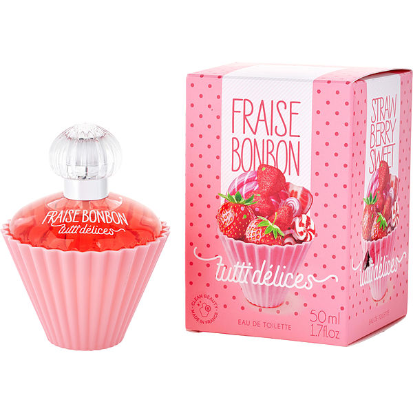 Tutti Delices Strawberry Sweet EDT fragrance bottle