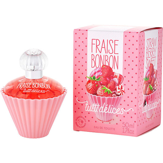 Tutti Delices Strawberry Sweet EDT fragrance bottle