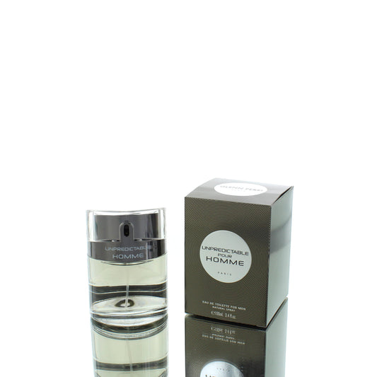 Unpredictable Homme EDT fragrance bottle