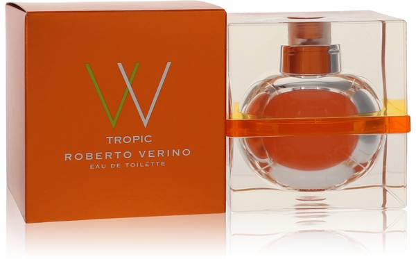 V V Roberto Verino Tropic EDT fragrance bottle