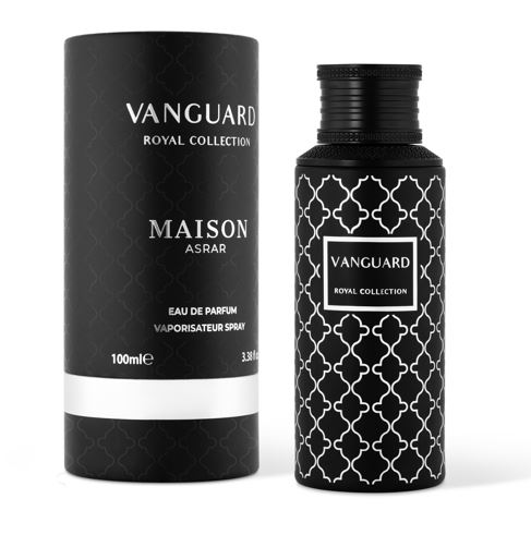 Maison Asrar Vanguard EDP fragrance bottle
