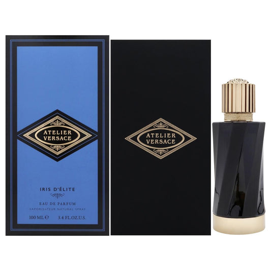 Versace Atelier Iris D'elite EDP fragrance bottle