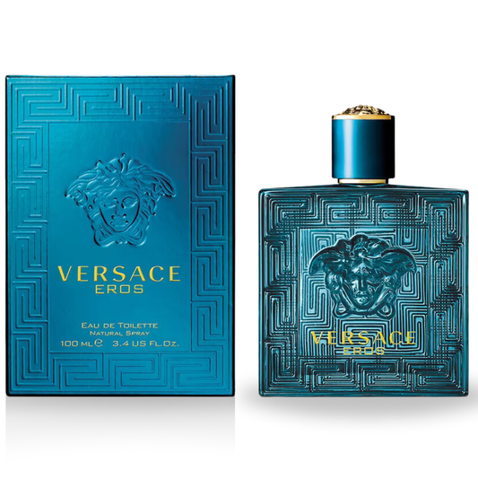 Versace Eros EDT fragrance bottle