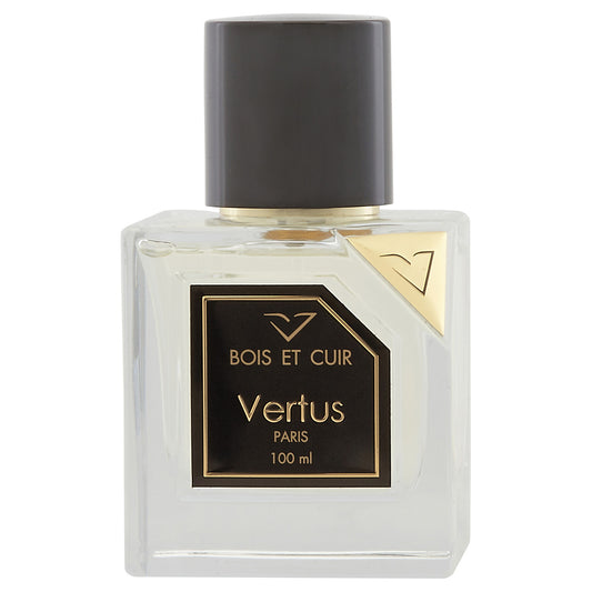 Vertus Bois Et Cuir EDP fragrance bottle