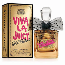 Viva La Juicy Gold Couture EDP fragrance bottle
