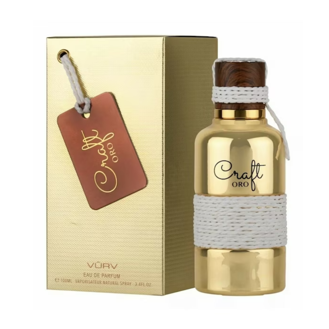 Vurv Craft Oro EDP fragrance bottle
