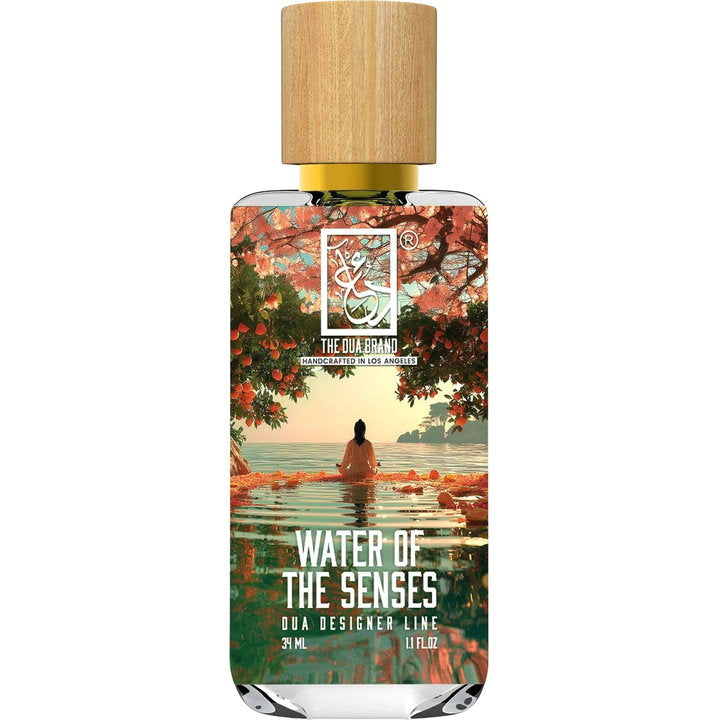 The Dua Brand Water of the Senses fragrance bottle