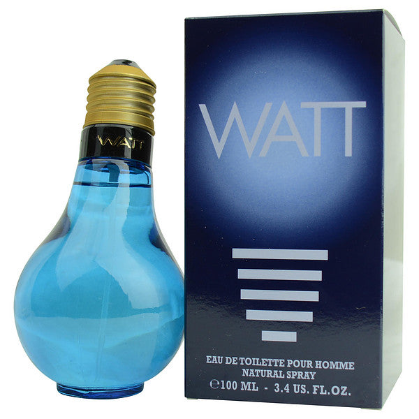Watt Blue EDT fragrance bottle