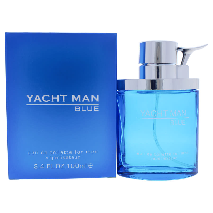 Yacht Man Blue EDT fragrance bottle
