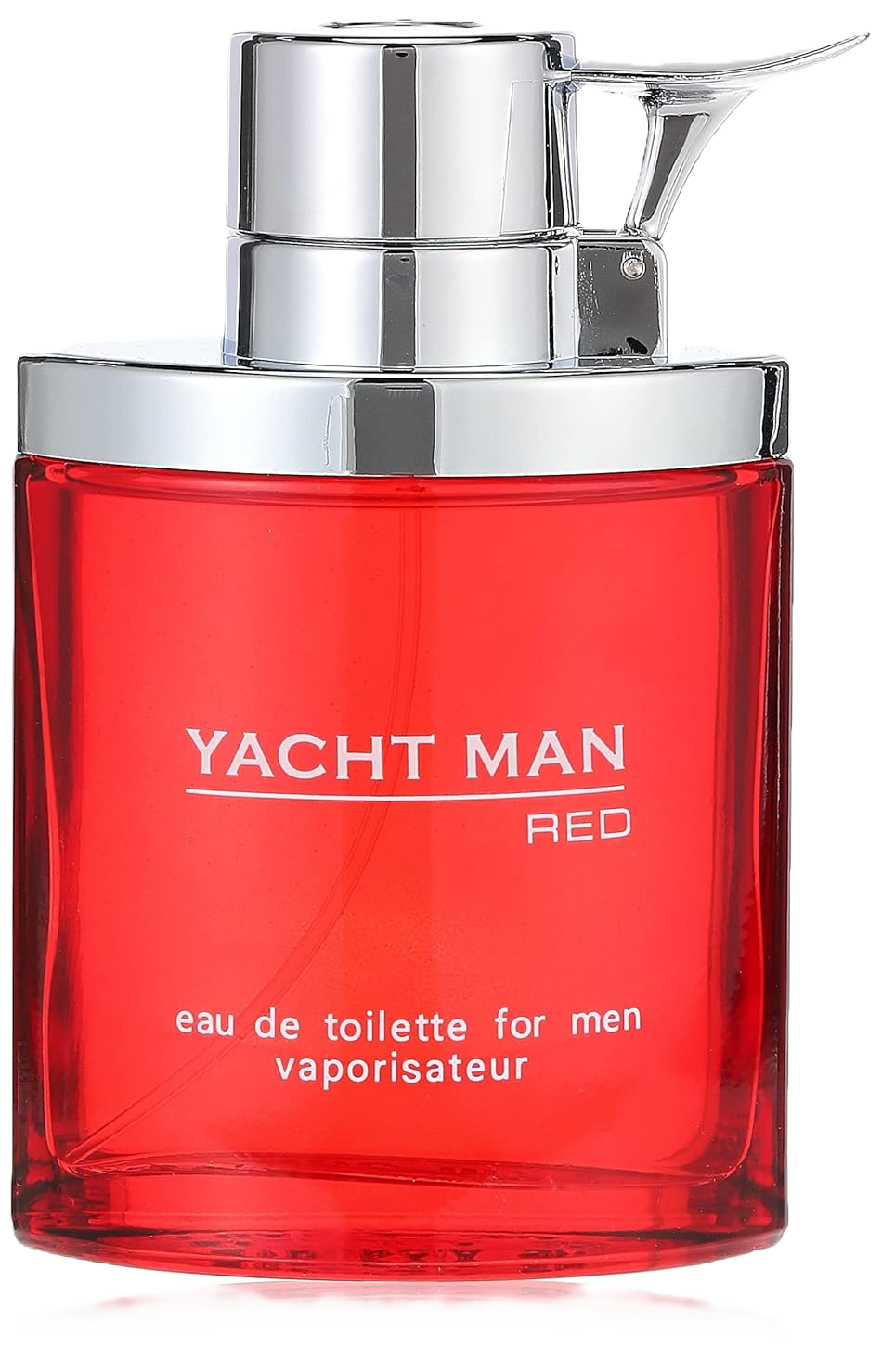 Yacht Man Red EDT fragrance bottle