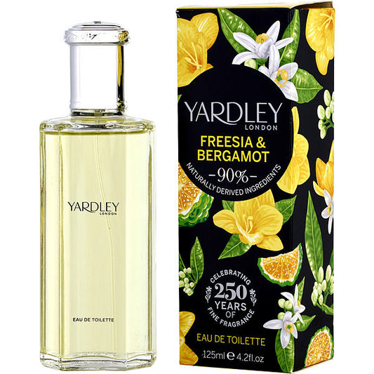 Yardley Freesia & Bergamot EDT fragrance bottle