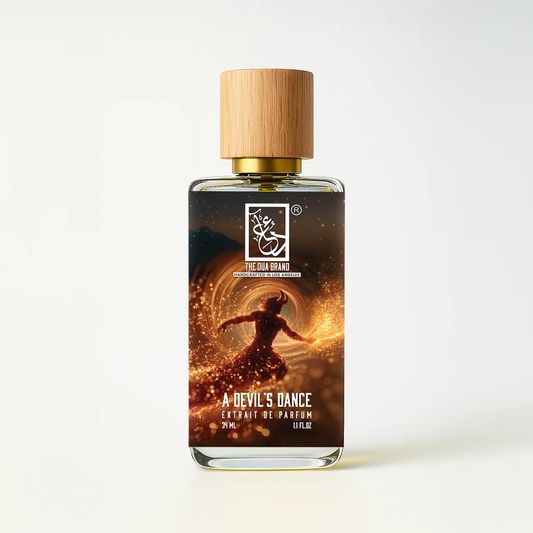 The Dua Brand A Devil's Dance 2026 fragrance bottle