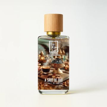 The Dua Brand A Shot of Oud 2026 fragrance bottle