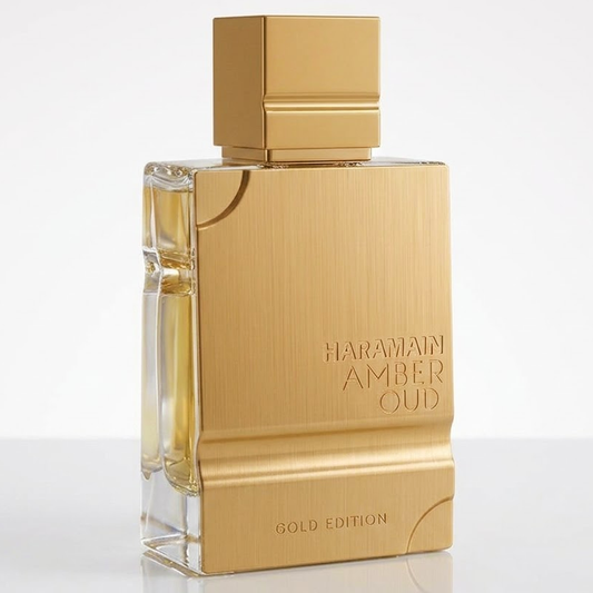 Al Haramain Amber Oud Gold Edition Eau de Parfum in the gold bottle
