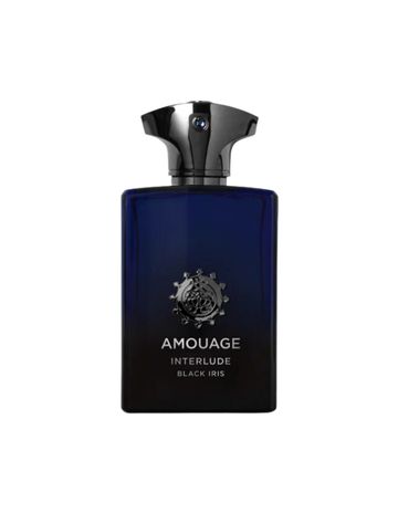 Amouage Interlude Black Iris Eau de Parfum — bottle on a white background
