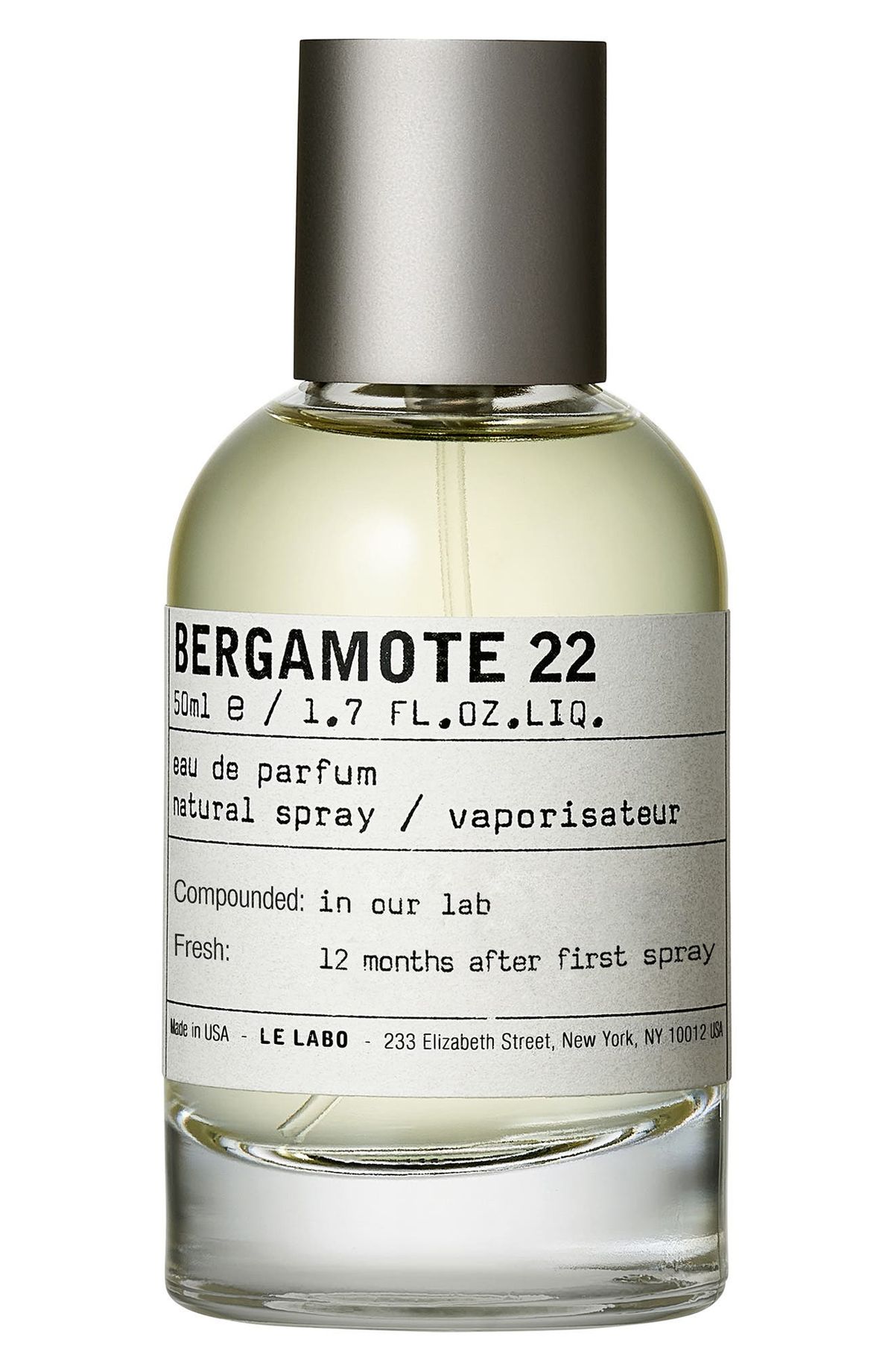 Le Labo Bergamote 22 Eau de Parfum bottle